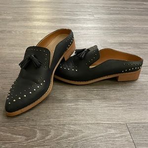 Vici Collection Adline Studded Loafer Mule!